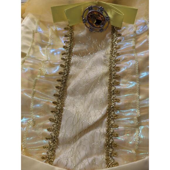 Disney Princess Belle Girls Dress Costume US (9-10) Beauty and the Beast - Picture 4 of 10